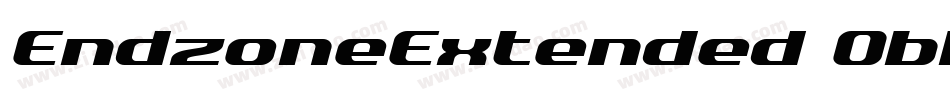 EndzoneExtended Oblique字体转换